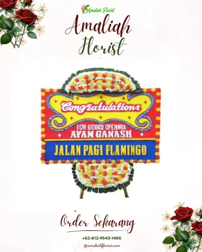 Bunga Papan Congratulation di Hegarsari